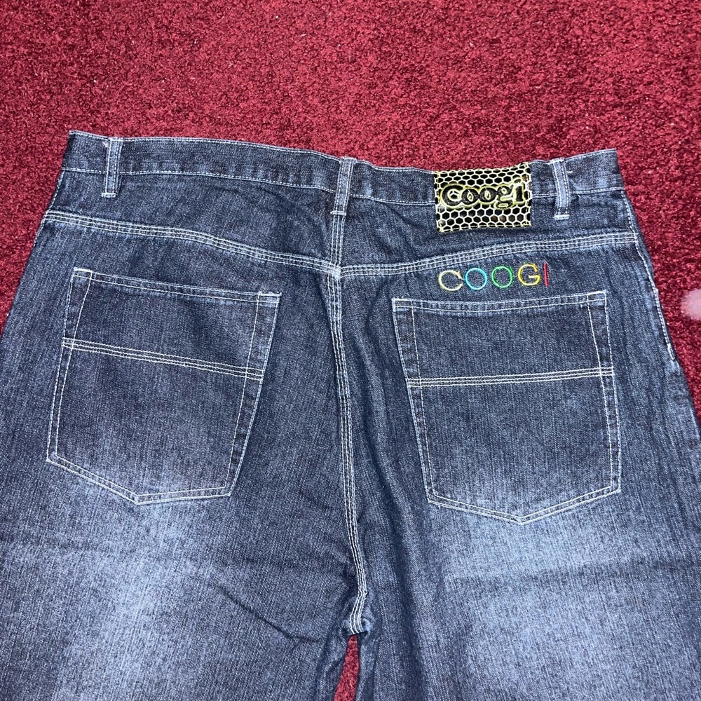 Rare COOGI Men's Dark Blue Relaxed denim